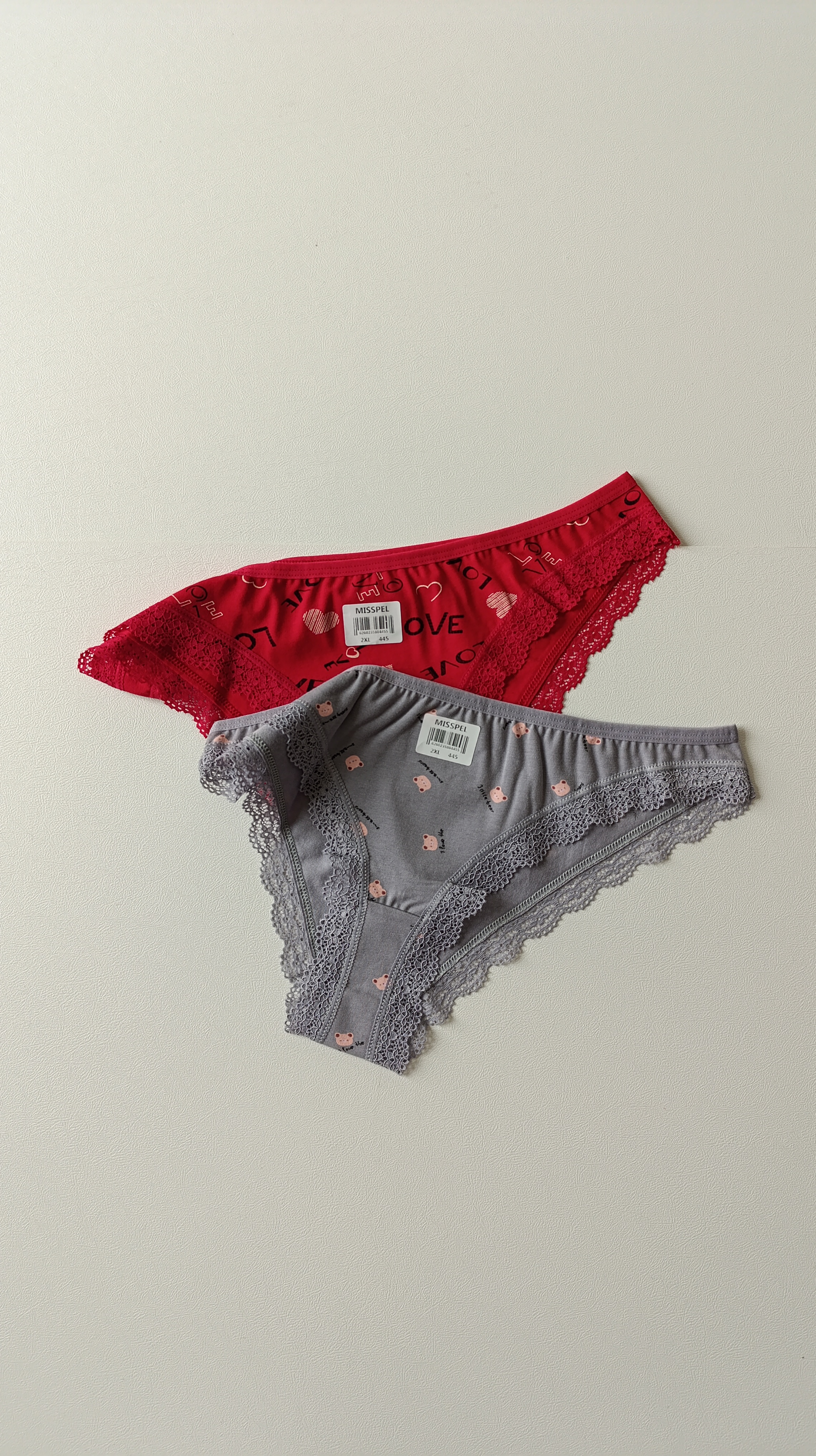 شورت برزیلی لبه گیپور میسپل 2XL مناسب سایز 42-44